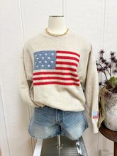 Load image into Gallery viewer, American Flag Sweater