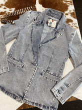 Load image into Gallery viewer, Denim Blazer