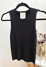 Load image into Gallery viewer, Ribbed Essentials Tank - Black