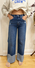 Load image into Gallery viewer, Dark Wash Tall Cuff Jeans