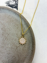 Load image into Gallery viewer, Mother of Pearl Sunburst Necklace