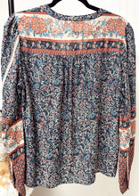 Load image into Gallery viewer, Boho Lace Trim Blouse