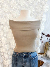 Load image into Gallery viewer, Off Shoulder Moss Top