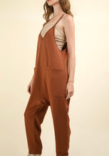 Load image into Gallery viewer, Quilted Brown Jumpsuit B118