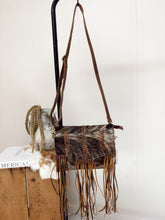 Load image into Gallery viewer, Brindle Leather Fringe Purse