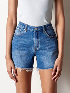 Dark Wash Denim Shorts