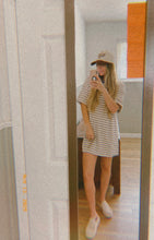 Load image into Gallery viewer, Striped T-Shirt Dress