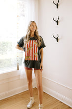 Load image into Gallery viewer, Tiger Striped Oversized Graphic Tee