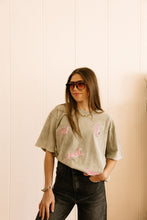 Load image into Gallery viewer, Pink Leopard Oversized Graphic Tee
