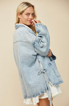 Load image into Gallery viewer, Denim Tie Jacket