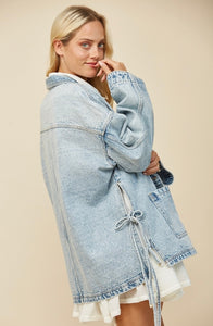 Denim Tie Jacket