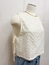 Load image into Gallery viewer, Eyelet Tie Top