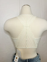Load image into Gallery viewer, Lace Razorback Bralette - Ivory