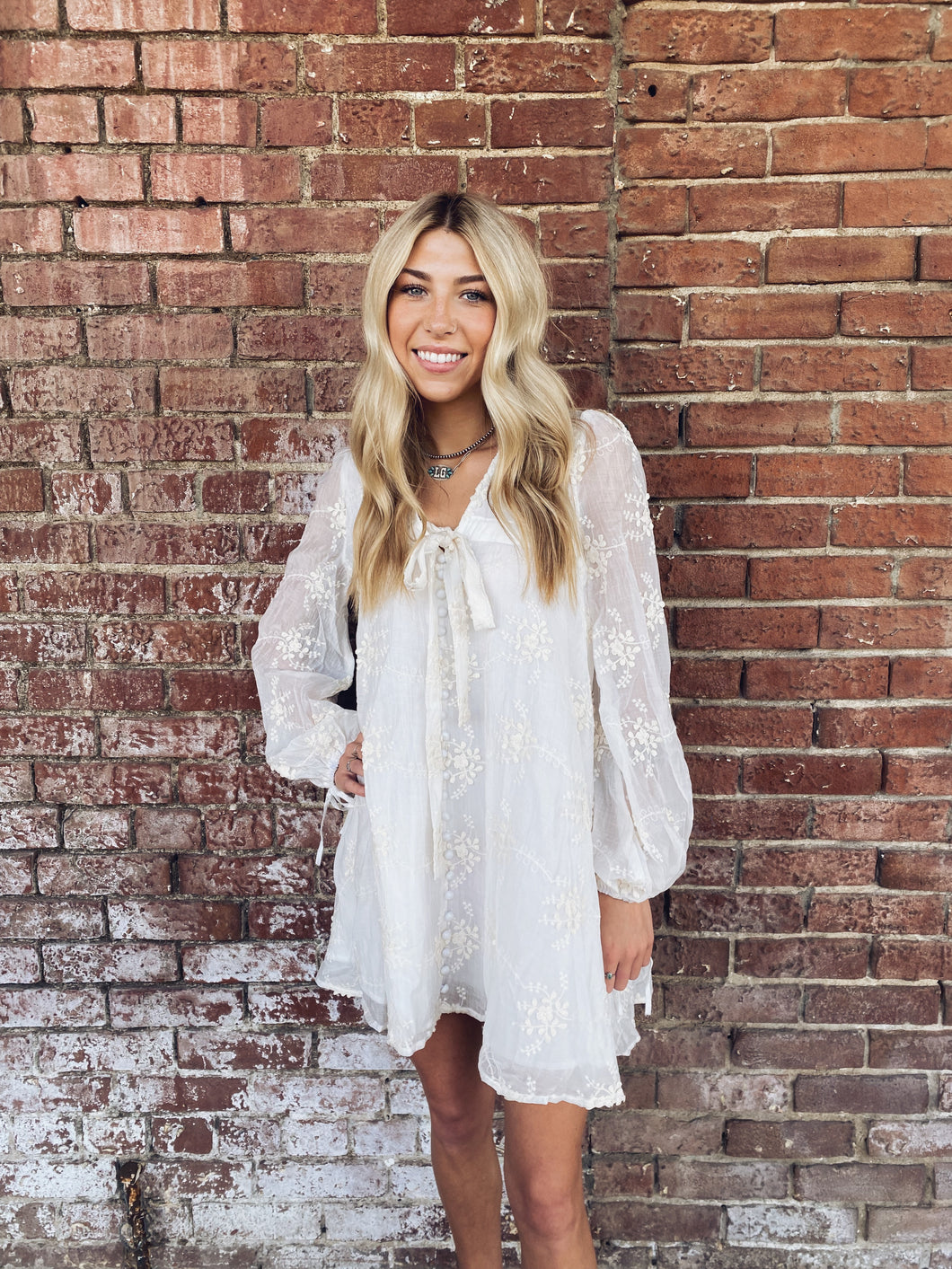 Floral Long Sleeve Dress