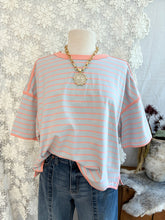 Load image into Gallery viewer, Summer Sky Striped Tee
