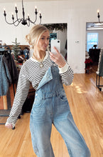Load image into Gallery viewer, Subtle Barrel Denim Overalls