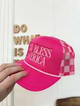 Load image into Gallery viewer, God Bless America Pink Hat