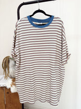 Load image into Gallery viewer, Striped T-Shirt Dress