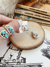 Load image into Gallery viewer, Mother of Pearl Native Made Huggie Hoops TC