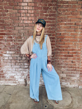 Load image into Gallery viewer, Denim Overall Jumpsuit