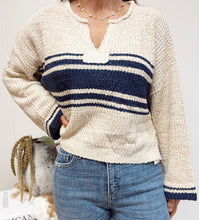 Load image into Gallery viewer, Chunky Striped Retro Sweater