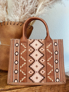 Chocolate Aztec Wrangler Purse H024