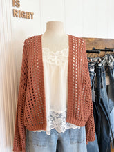 Load image into Gallery viewer, Loose Knit Clay Cardigan