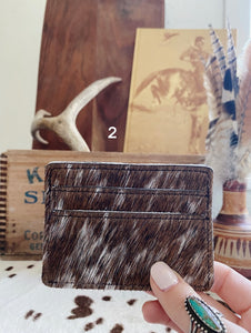 Handmade Cowhide Mini Wallet