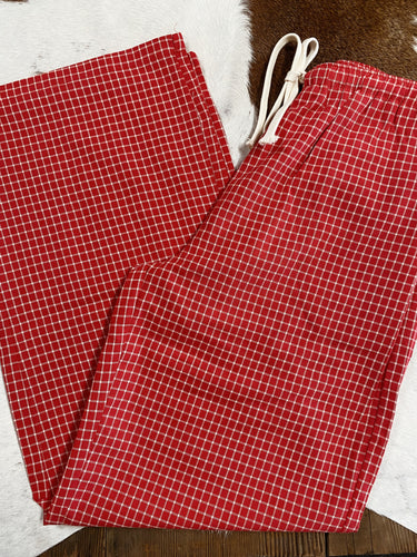 Red Checkered Pants