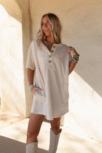 Load image into Gallery viewer, Oatmeal Tunic Dress B027