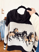 Load image into Gallery viewer, Wild Horses Button Sweater