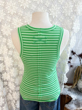 Load image into Gallery viewer, Lime Striped Tank