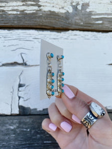 The Phoenix Turquoise Earrings - Native Made