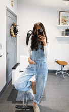 Load image into Gallery viewer, Subtle Barrel Denim Overalls