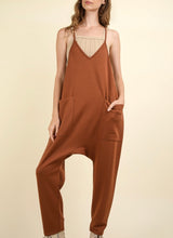 Load image into Gallery viewer, Quilted Brown Jumpsuit B118