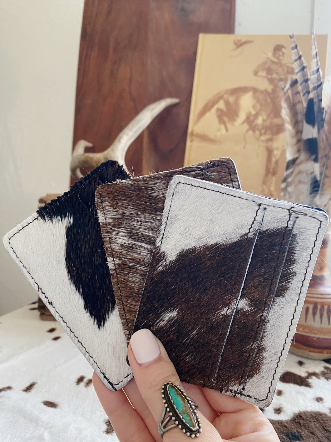 Handmade Cowhide Mini Wallet