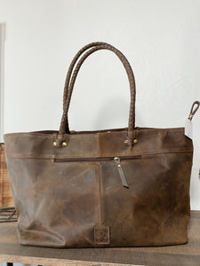 Snaffle Bit Leather Tote Bag Purse