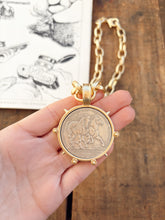 Load image into Gallery viewer, Chunky Horse Medallion Necklace