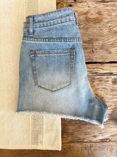 Load image into Gallery viewer, Side Slit Denim Shorts