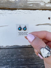 Load image into Gallery viewer, Teardrop Turquoise Earrings - Native Made
