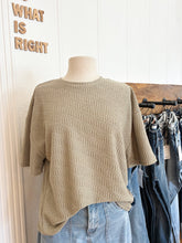 Load image into Gallery viewer, Olive Textured Top