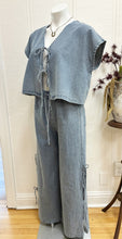 Load image into Gallery viewer, Side Tie Denim Pants
