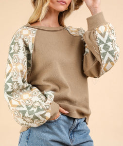 Aztec Detail Long Sleeve