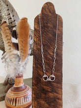 Load image into Gallery viewer, Silver Western Twist Bit Necklace