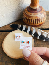 Load image into Gallery viewer, Inlay Native Made Earrings TC E040