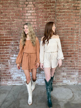 Load image into Gallery viewer, Waffle Knit Romper - Terracotta