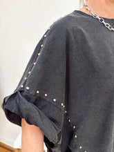 Load image into Gallery viewer, Stud Detail Washed Top