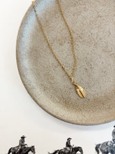 Load image into Gallery viewer, Matte Gold Cross Necklace