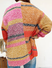 Load image into Gallery viewer, Color Block Cardigan