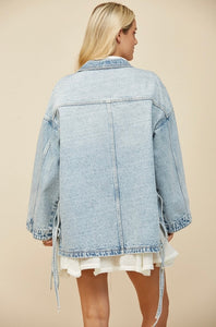 Denim Tie Jacket